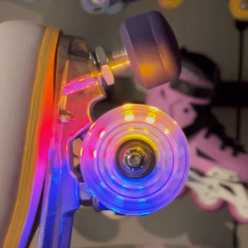 Patins Quad Foxxy LED Branco – 58mm ABEC-9