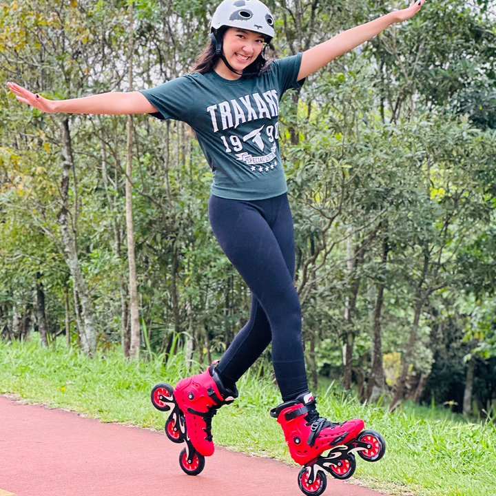 Patins Hype Vermelho - 110mm ABEC-9 Cromo