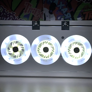 Jogo de Rodas LED Special Max Branco 110mm/85A