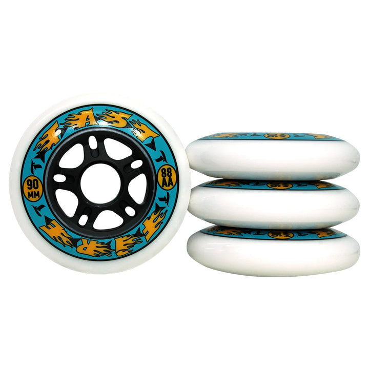 Jogo de Rodas Freestyle Fast Fire 90mm/88AA FA-128