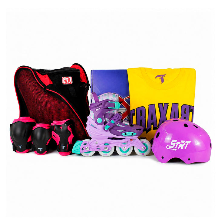 Kit Completo Infantil X-light Roxo com Mochila + (Brinde)