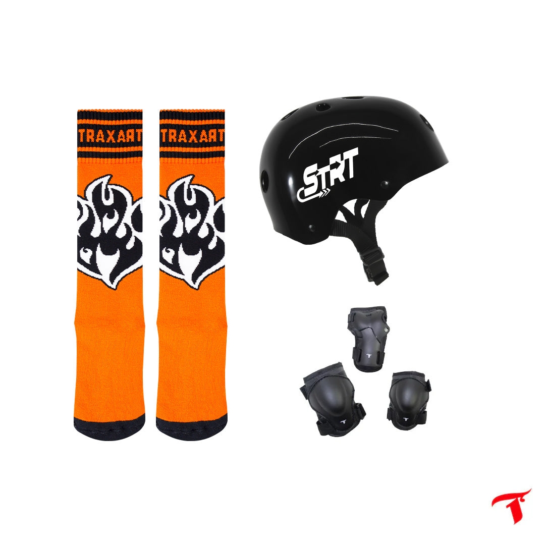 Kit Protetor Infantil + Meia Inline Screter