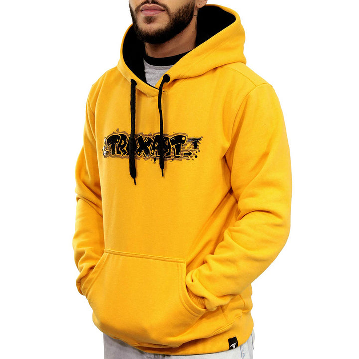 Moletom Canguru Masculino Traxart Amarelo FA-026