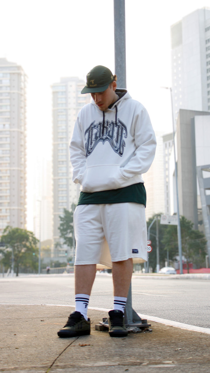 Moletom Canguru Branco Camuflado GD-056