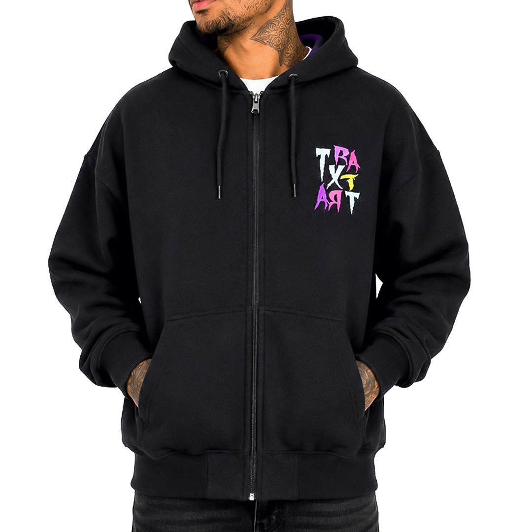 Moletom Aberto com Zíper Bad Bear Preto GD-079