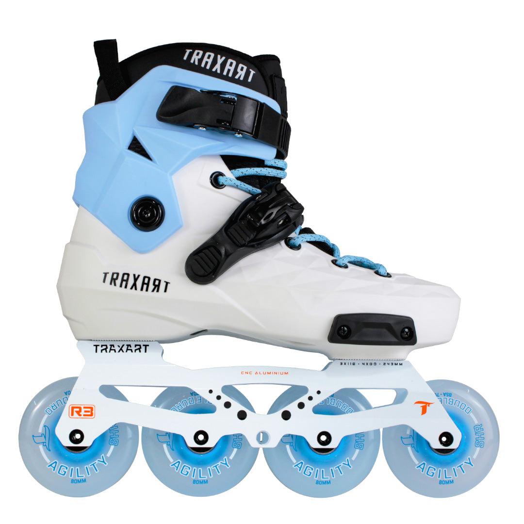 Patins Custom Personalizado Branco e Azul