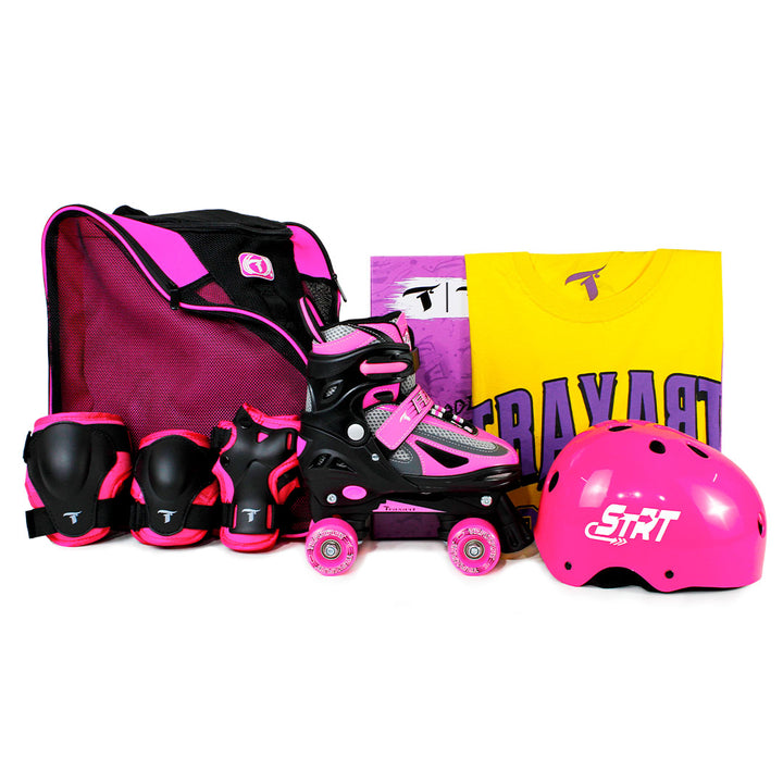 Kit Completo Infantil Flash Rosa com Mochila + (Brinde)