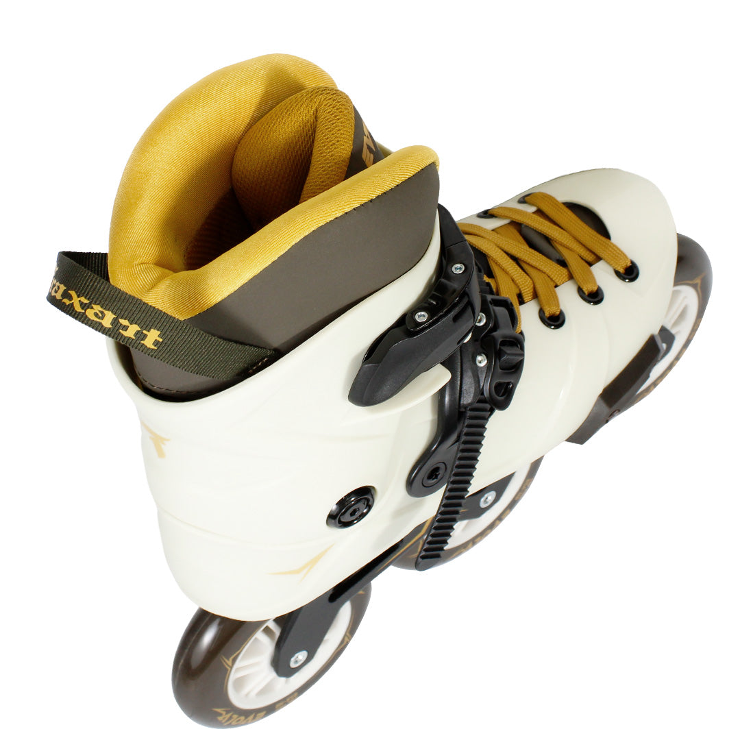 Patins Inline 3 Rodas EVOLV Marrom – 110mm HR ABEC-9 Cromo