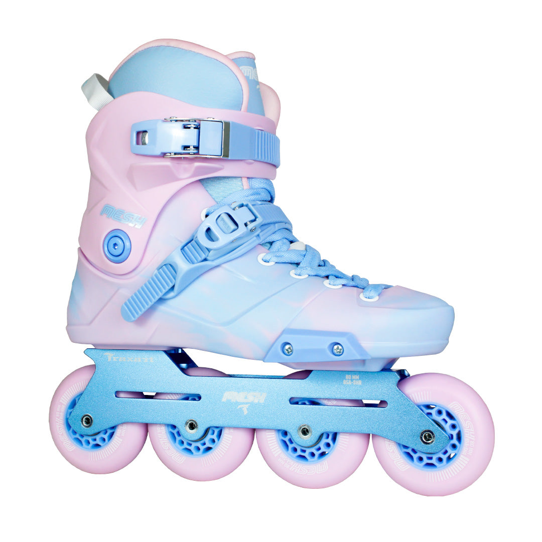 Patins Mesh 'Cotton Candy' - 80mm ABEC-9 Cromo