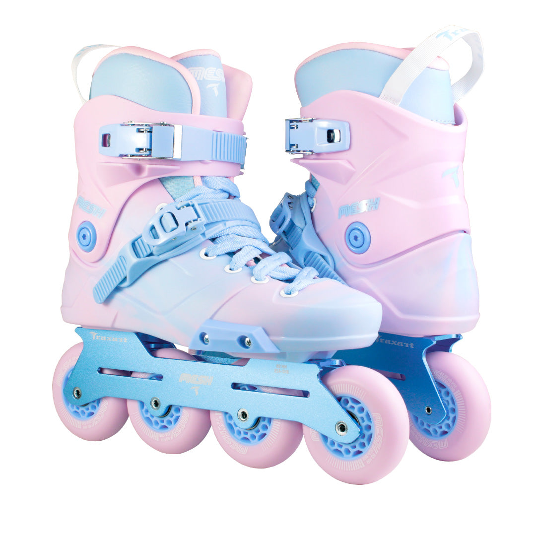 Patins Mesh 'Cotton Candy' - 80mm ABEC-9 Cromo