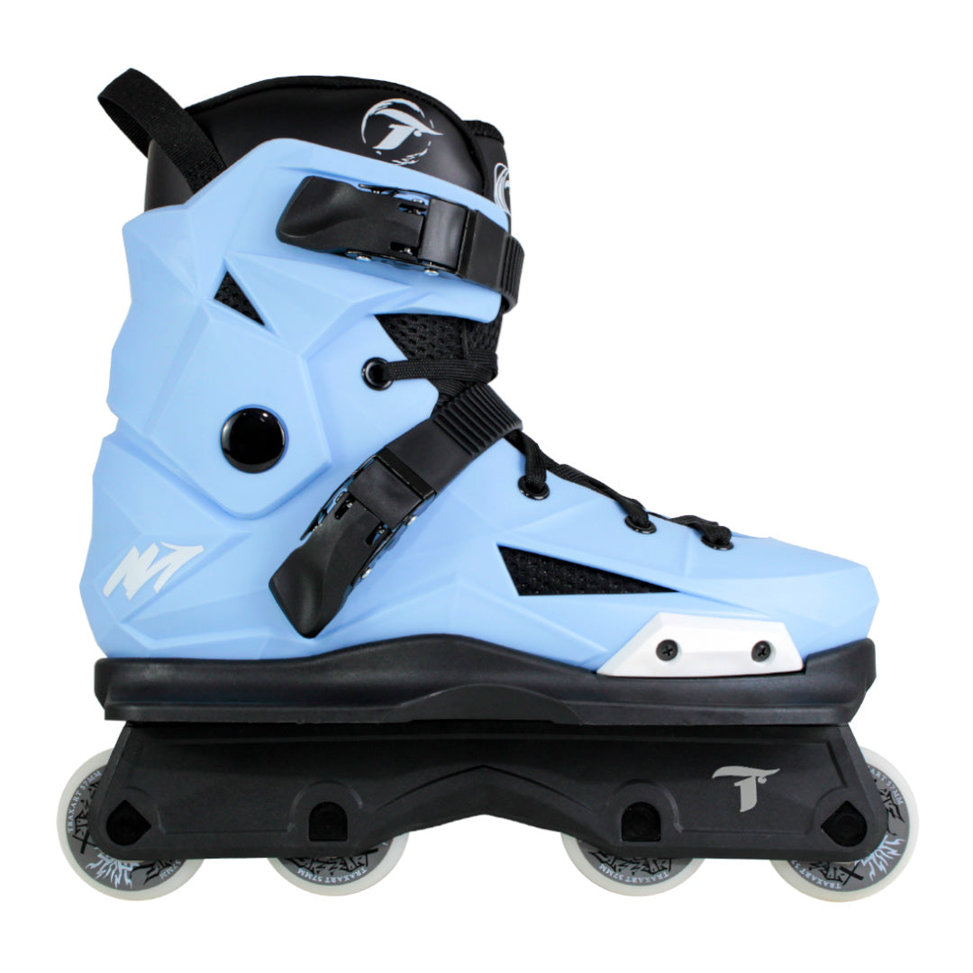 Patins Revolt Azul Claro com Base Street - 57mm ABEC-9