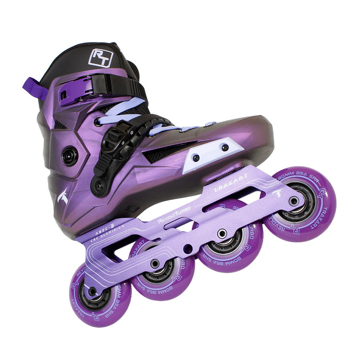 Patins Revolt Turbo Metallic Roxo - 80mm ABEC-9 Cromo