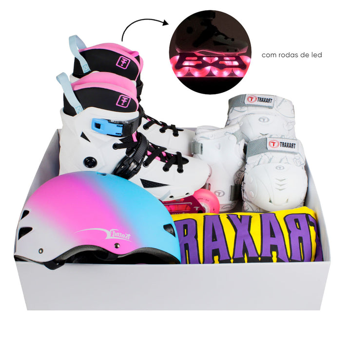 Kit Avançado Revolt Turbo Branco com LED + (Brinde)