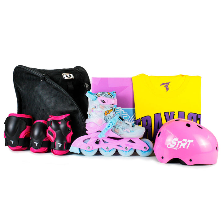 Kit infantil StarLight Rosa com Mochila + (Brinde)