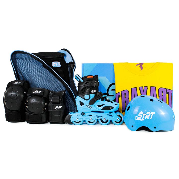 Kit Completo Infantil STRT Azul com Mochila + (Brinde)