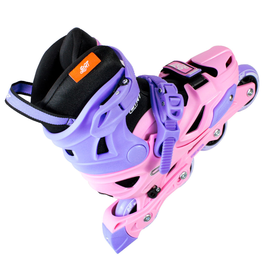 Patins Infantil STRT Rosa - 62/64mm ou 68/70mm ABEC-5