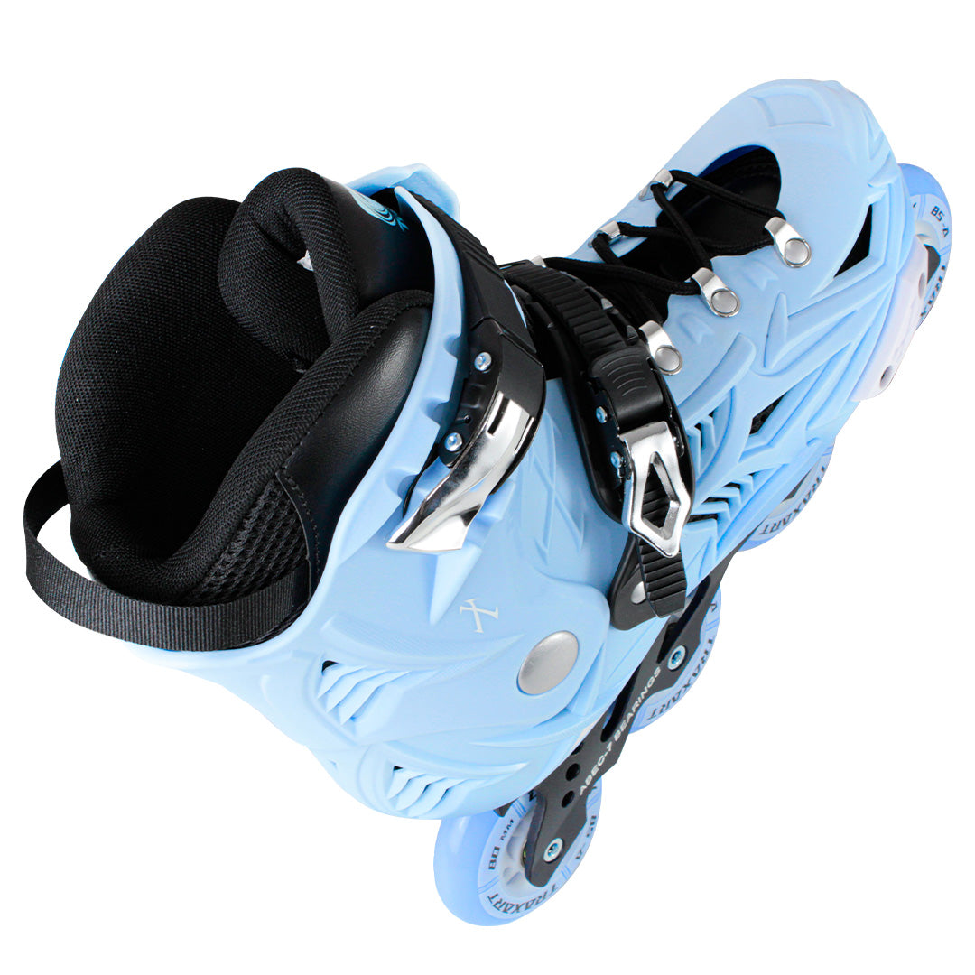 Patins Dynamix Azul Claro - 80mm ABEC-7