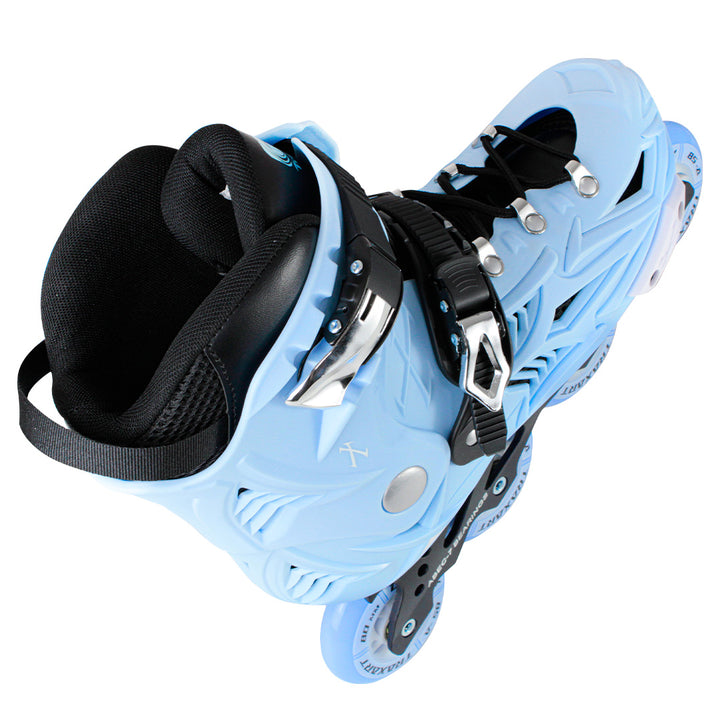 Patins Dynamix Azul Claro - 80mm ABEC-7
