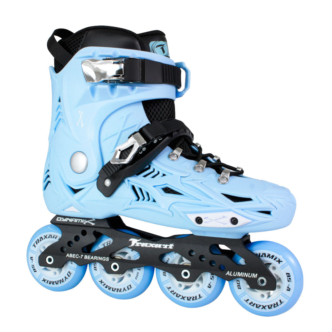 Patins Dynamix Azul Claro - 80mm ABEC-7