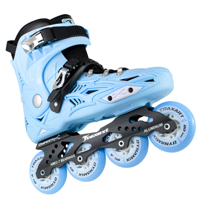 Patins Dynamix Azul Claro - 80mm ABEC-7