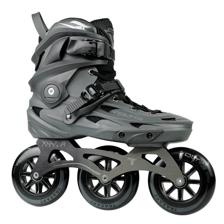 Patins Volt+ 3 Cinza - 110mm ABEC-9 Cromo