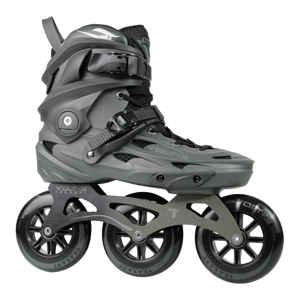 Patins Volt+ 3 Cinza - 110mm ABEC-9 Cromo