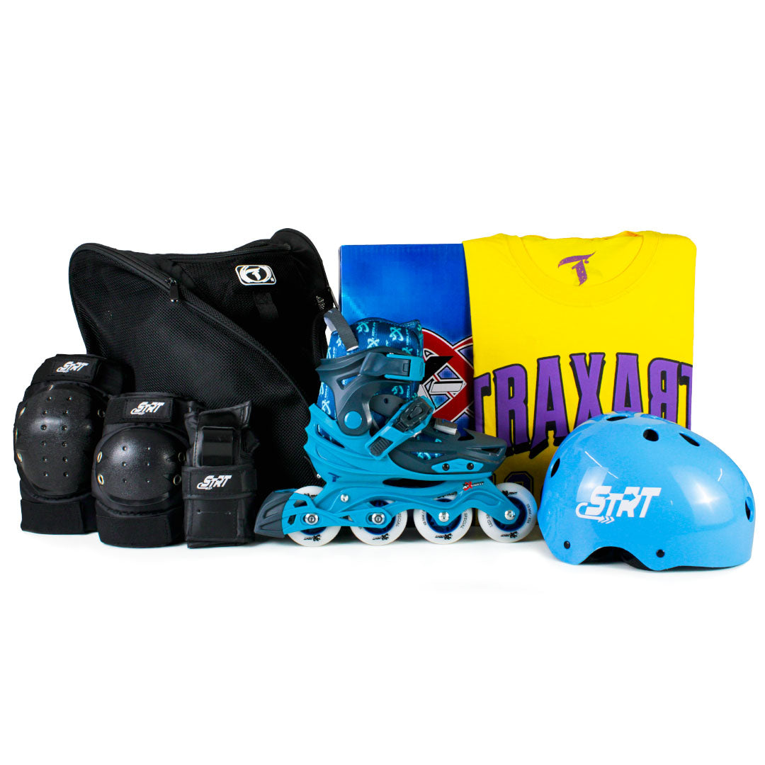 Kit infantil X-light Azul com Mochila + (Brinde)