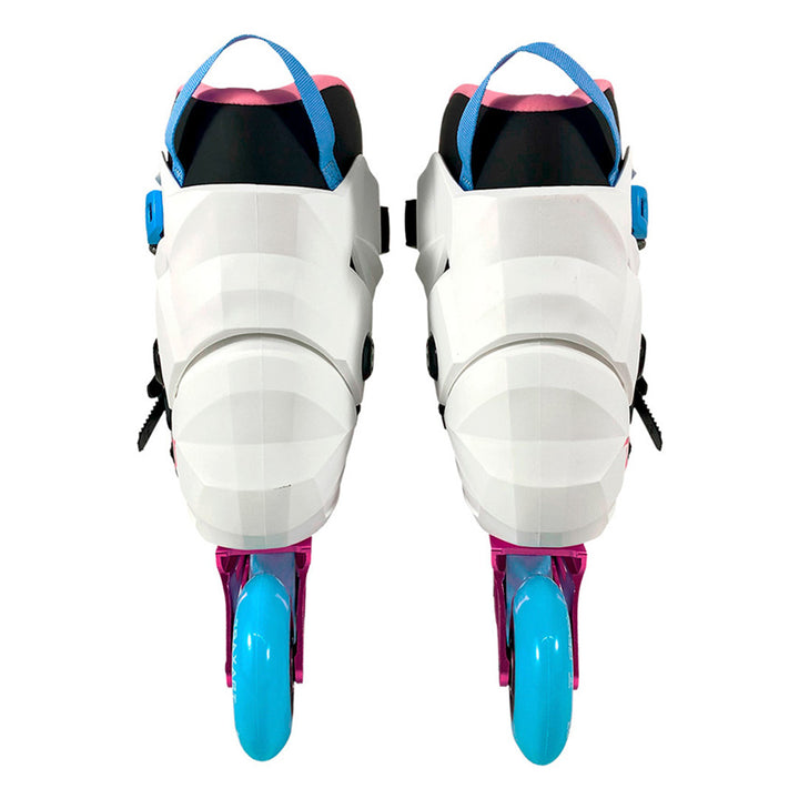 Patins Revolt Turbo Branco e Pink - 80mm ABEC-9 Cromo
