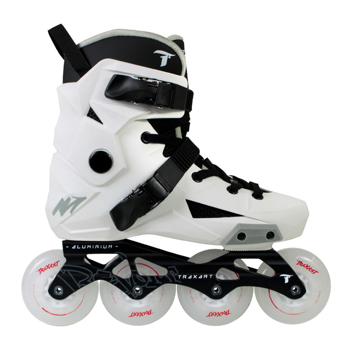 Patins Revolt Branco com Rodas LED Multicolor 80mm/85A