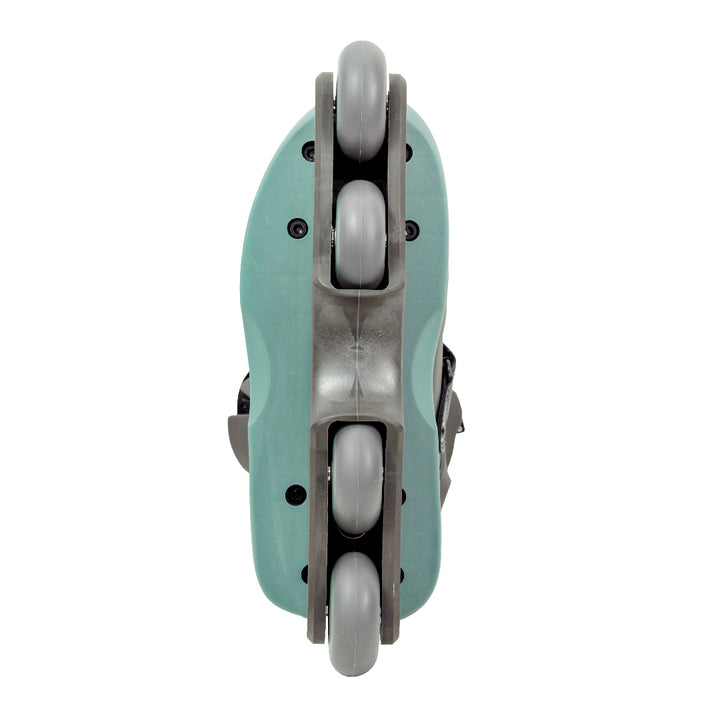 Patins Atomix Cinza e Verde - 59mm ABEC-9 Cromo