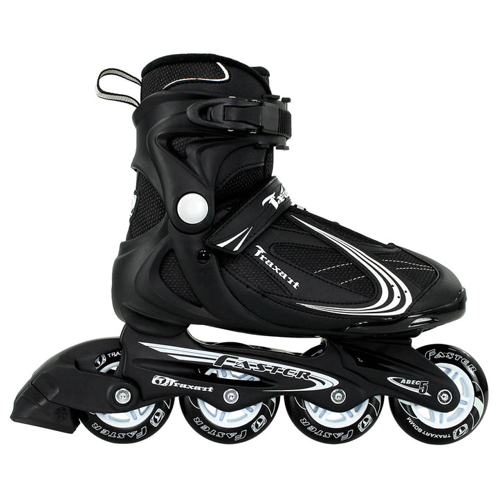 Patins Faster Preto - 80mm ABEC-5