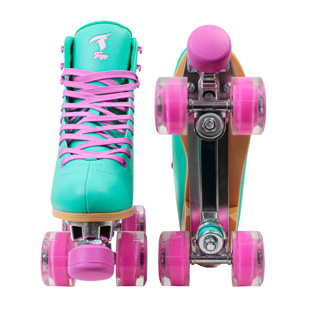 Patins Foxxy Verde Acqua - 58mm x 32mm ABEC-9