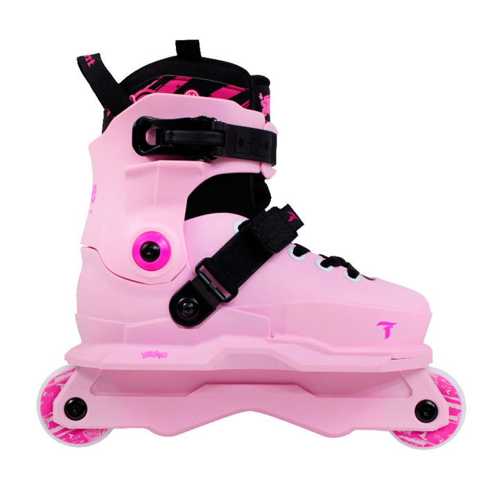 Patins Infantil Profissional Strike Rosa - 58mm ABEC-9