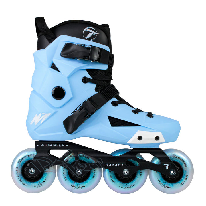 Patins Revolt Azul Claro com Rodas LED