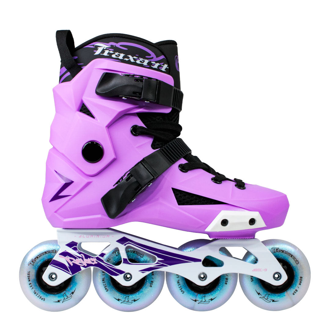 Patins Revolt Lilás com Rodas LED