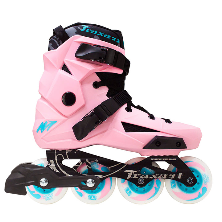 Patins Revolt Rose com freio - 80mm ABEC-9