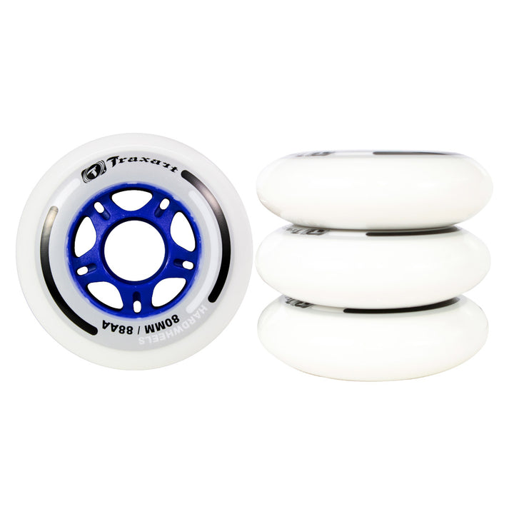 Jogo de Rodas Fitness Hardwheels 80mm/88AA - Branca