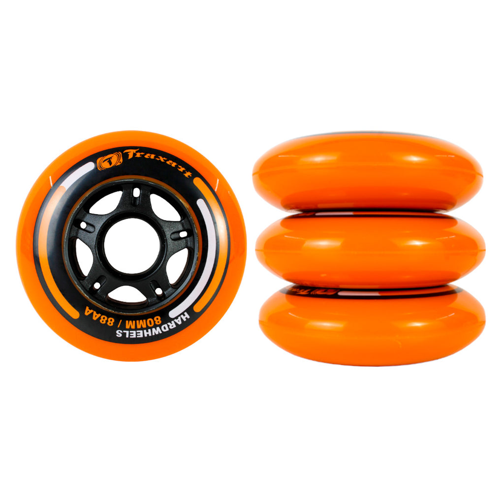 ララ Jogo de Rodas Fitness Hardwheels 80mm/88AA - Laranja | TRAXART