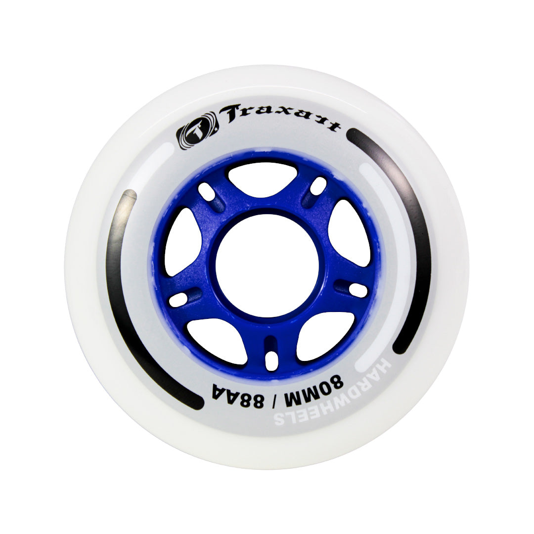 Jogo de Rodas Fitness Hardwheels 80mm/88AA - Branca