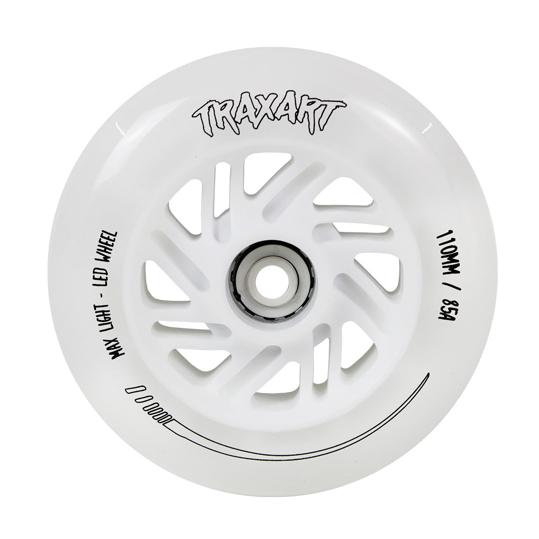 Jogo de Rodas LED Special Max Branco 110mm/85A