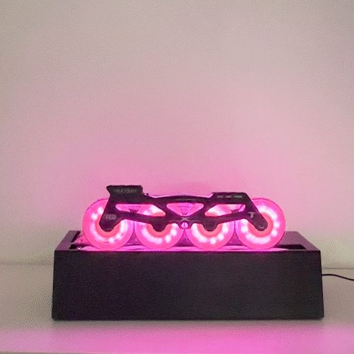 Jogo de Rodas Glitter LED Special Pink 80mm/85A