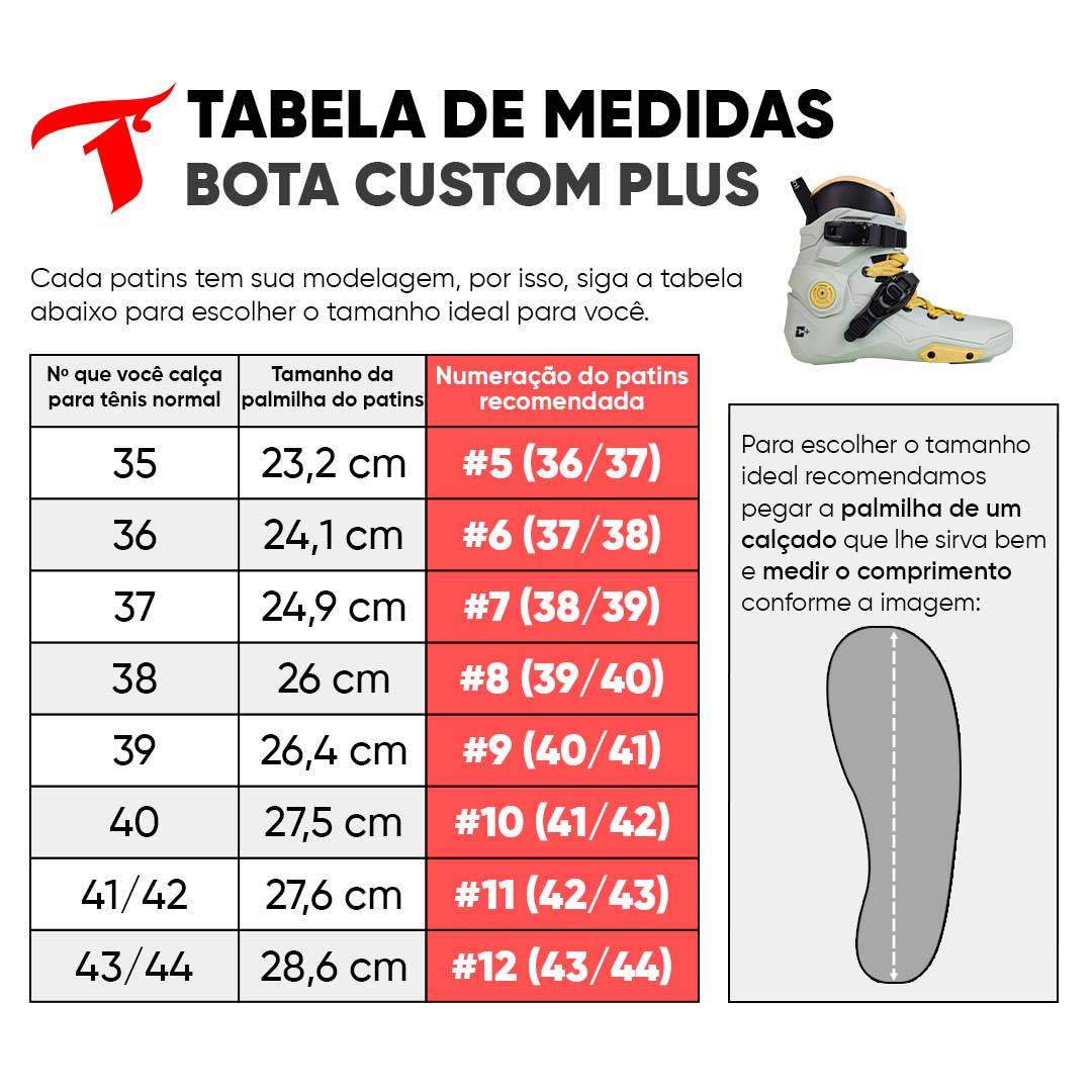 Bota Freestyle para patins Traxart Custom Plus - Cinza