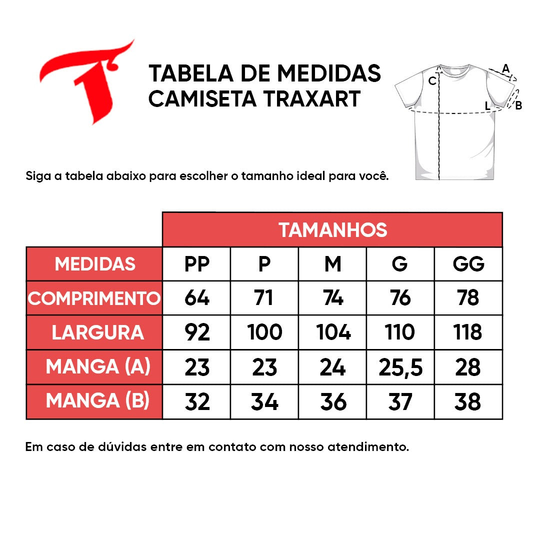 Camiseta Traxart Invrt Vermelha GD-122