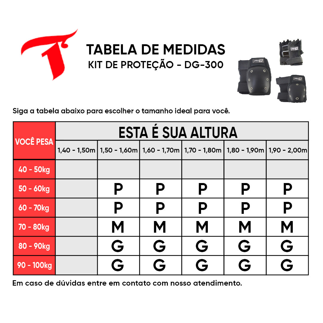 Kit de Proteção Traxart Pro-T DG-300