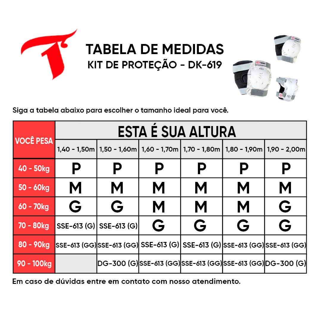 Kit de Proteção Traxart Branco - DK-619