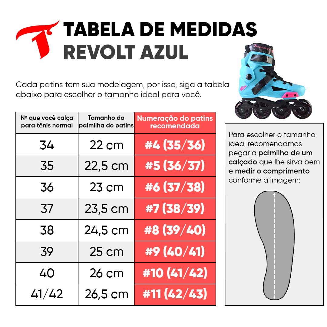 Patins Revolt Azul - 80mm ABEC-9