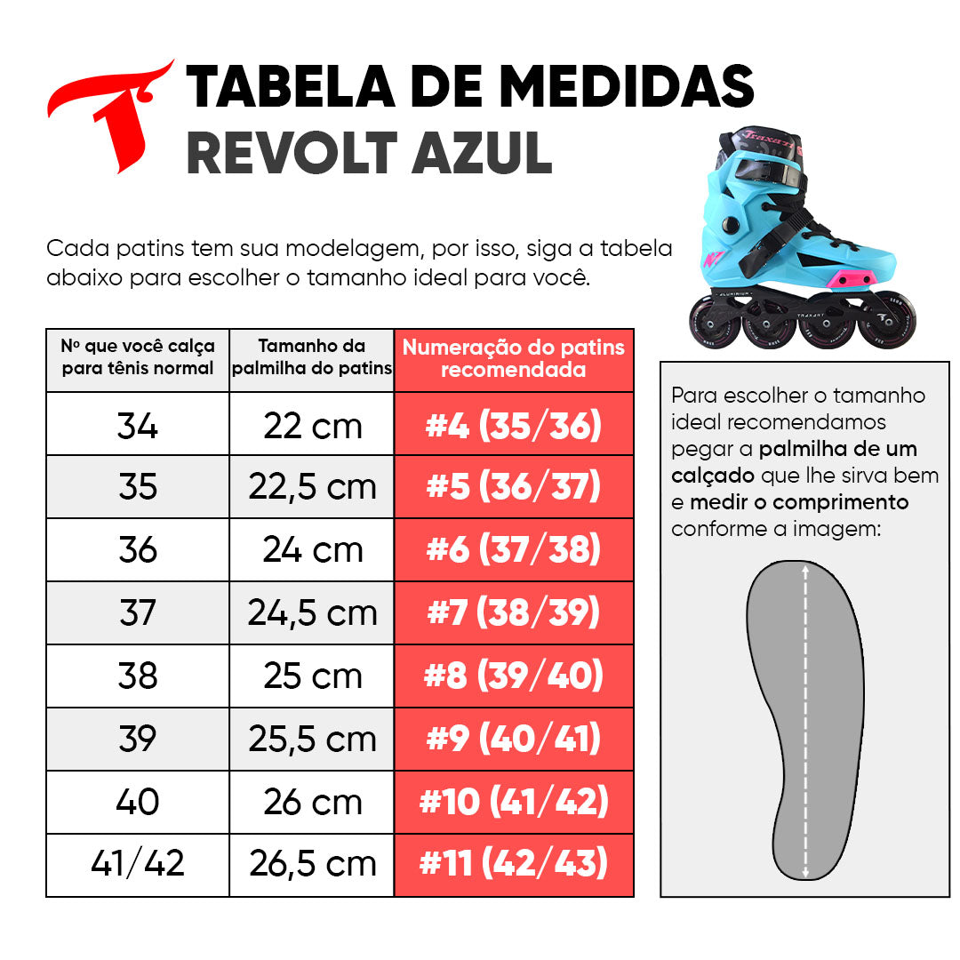 Kit Intermediário Revolt Azul + (Brinde)