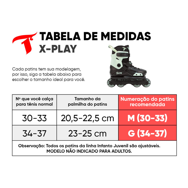 Kit Infantil Street X-Play + (Brinde)