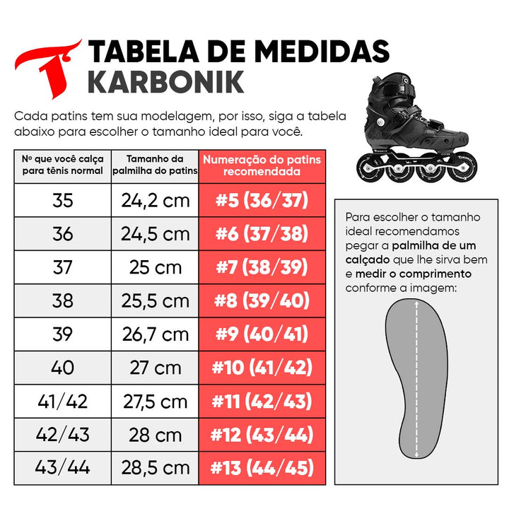 Patins Karbonik - 80mm ABEC-9 Cromo