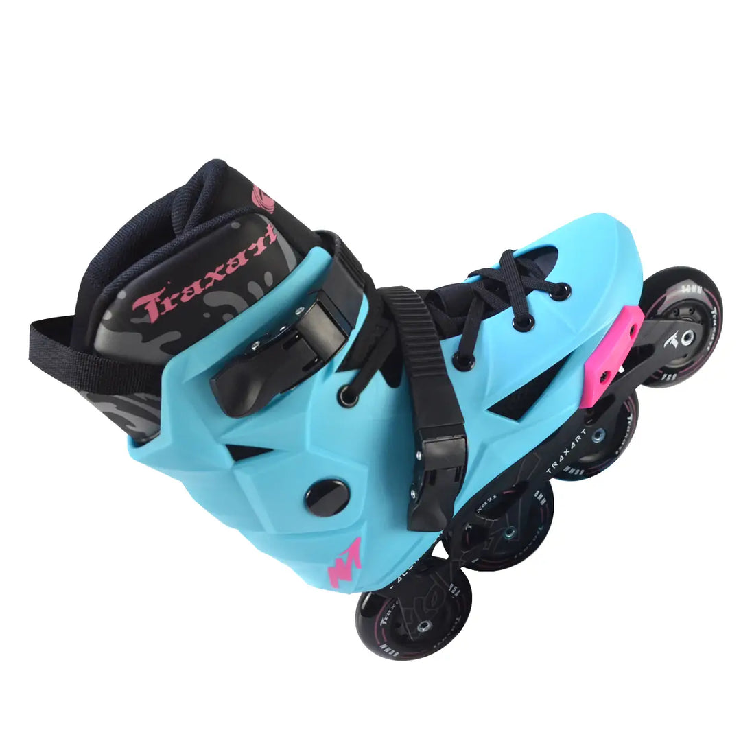 Jogo De Rodas Freestyle Traxart- Branco /Azul 5088-dx064 - galleryrock